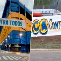 Picantes pasacalles en La Bombonera y Boca Predio tras el arbitraje vs. Cruzeiro