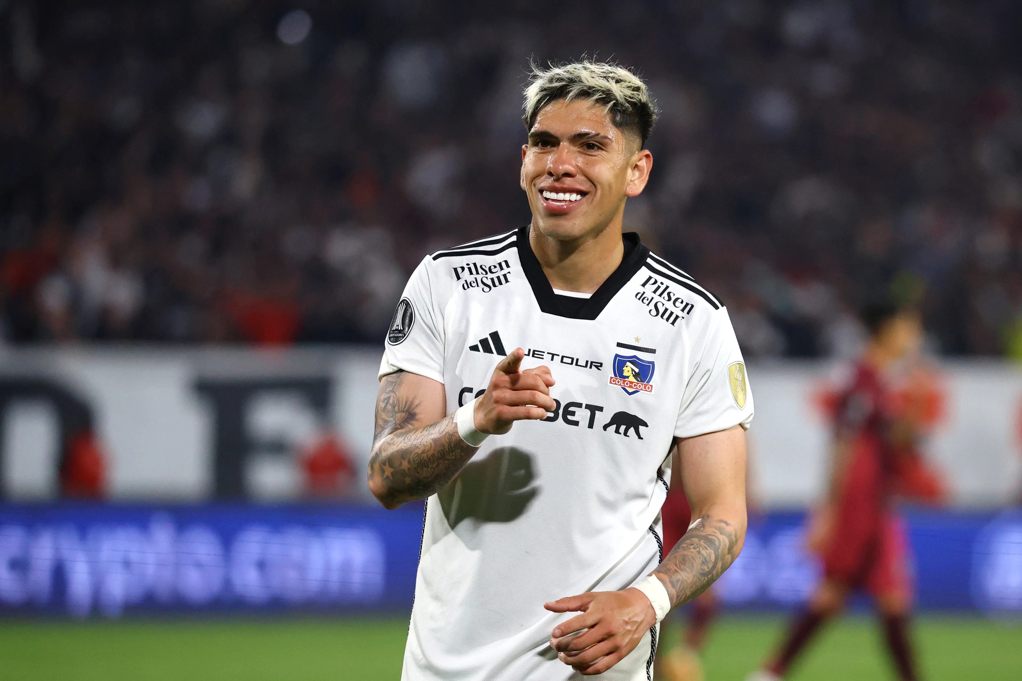 Palacios, en Colo Colo. (Getty)