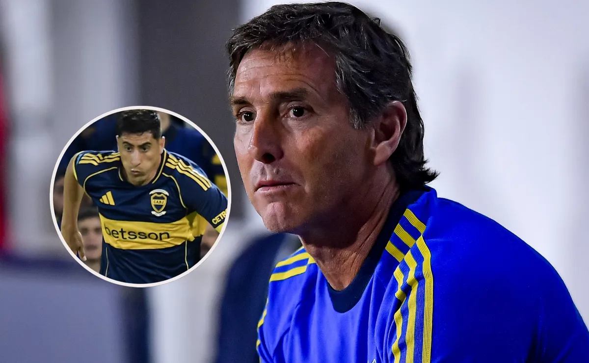 Alarma para Úbeda: Merentiel y otro titular de Boca no se entrenaron