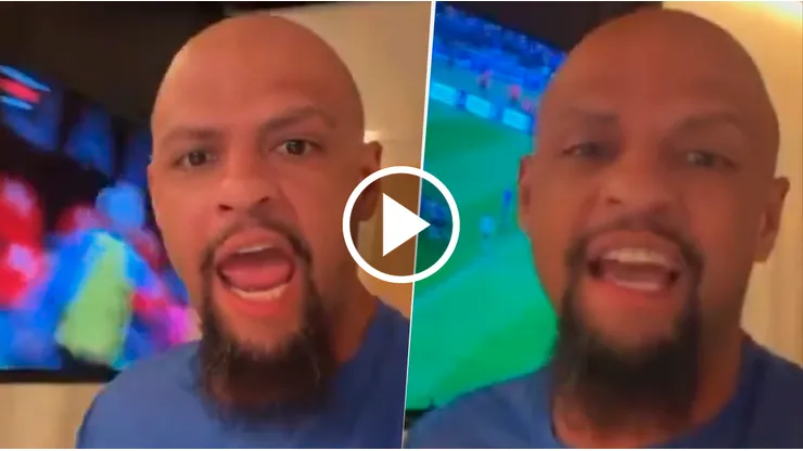 Felipe Melo festejó el triunfo de Belgrano.