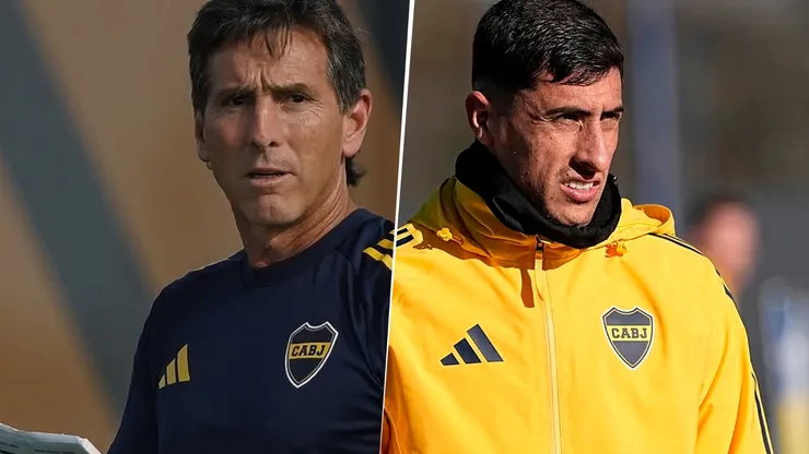 Úbeda y Merentiel charlaron sobre su lesión muscular en la previa al partido frente a Universidad Católica.