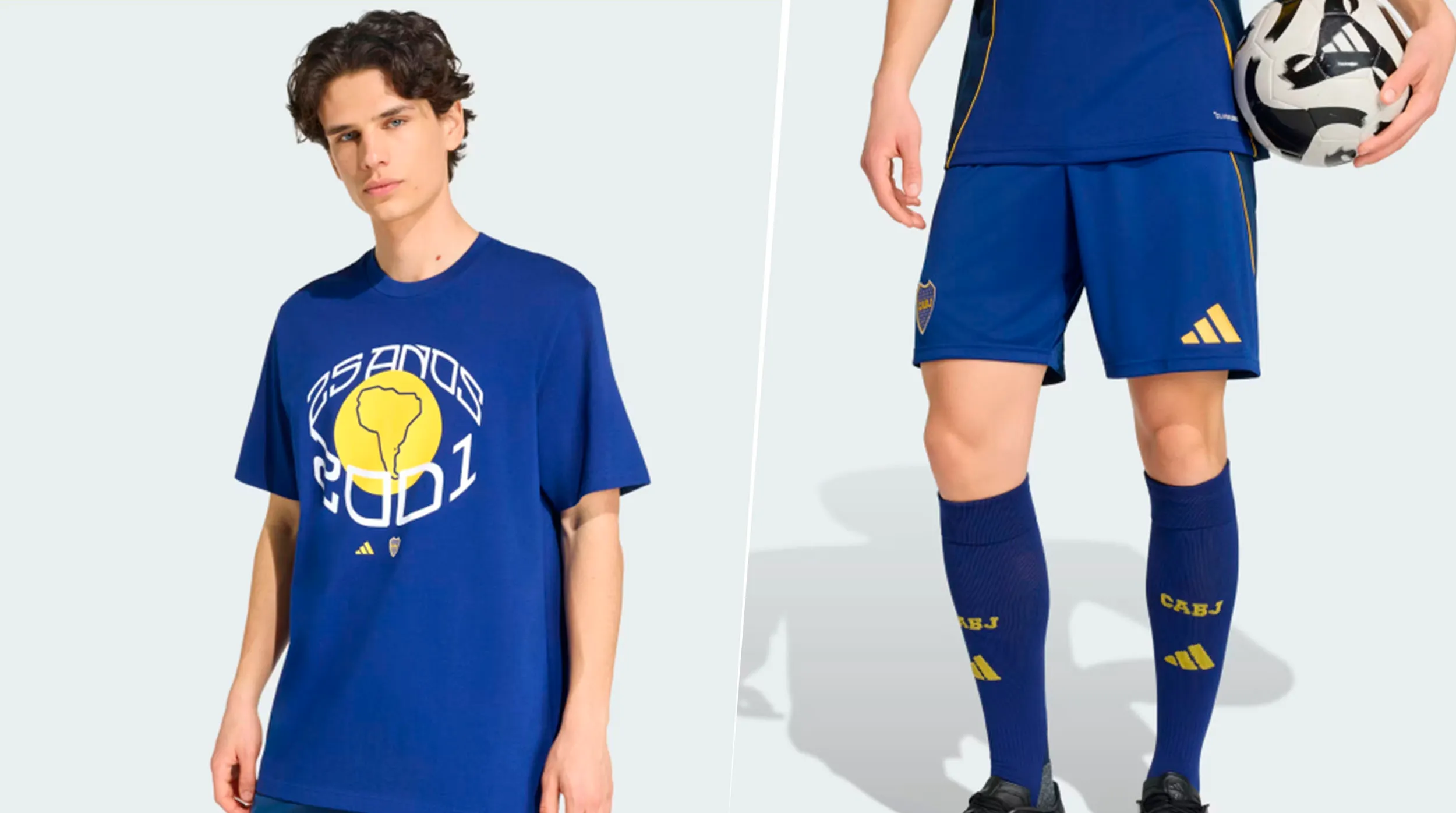 La otra remera de Boca que salió al mercado. (Adidas)