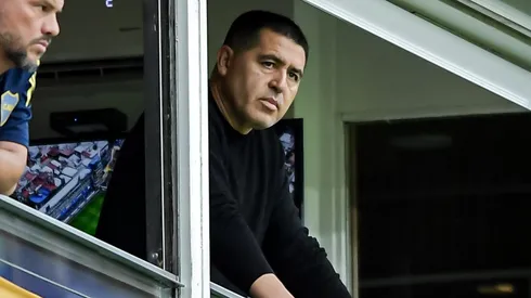 La charla de Riquelme con los jugadores y el cuerpo técnico de Boca.