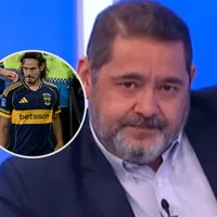 El fuerte pedido de Traverso a Riquelme sobre Cavani: "Está siempre en el palco"