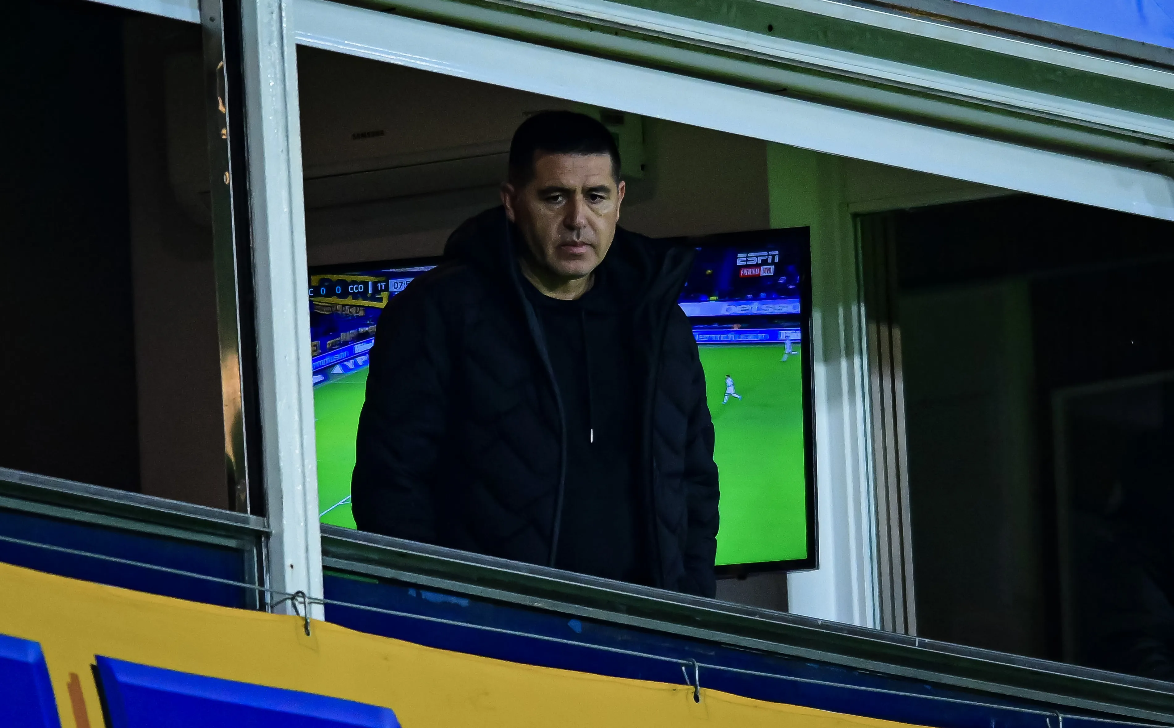 Riquelme busca a Villa en Boca. (Getty)