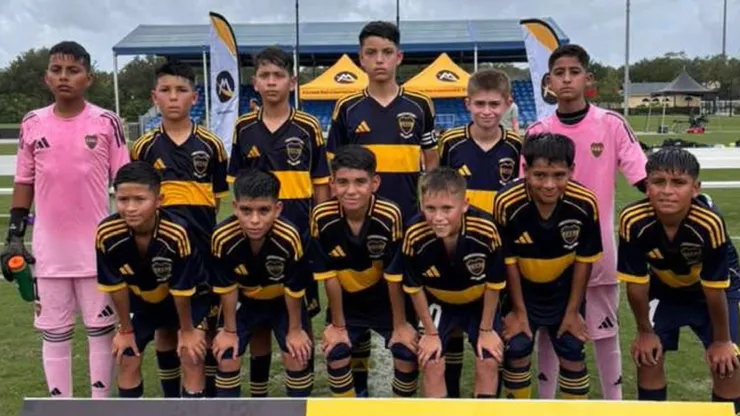 La categoría 2014 de Liga de Boca jugó un torneo en Orlando.