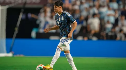 Aranda debutó con la Selección Argentina.