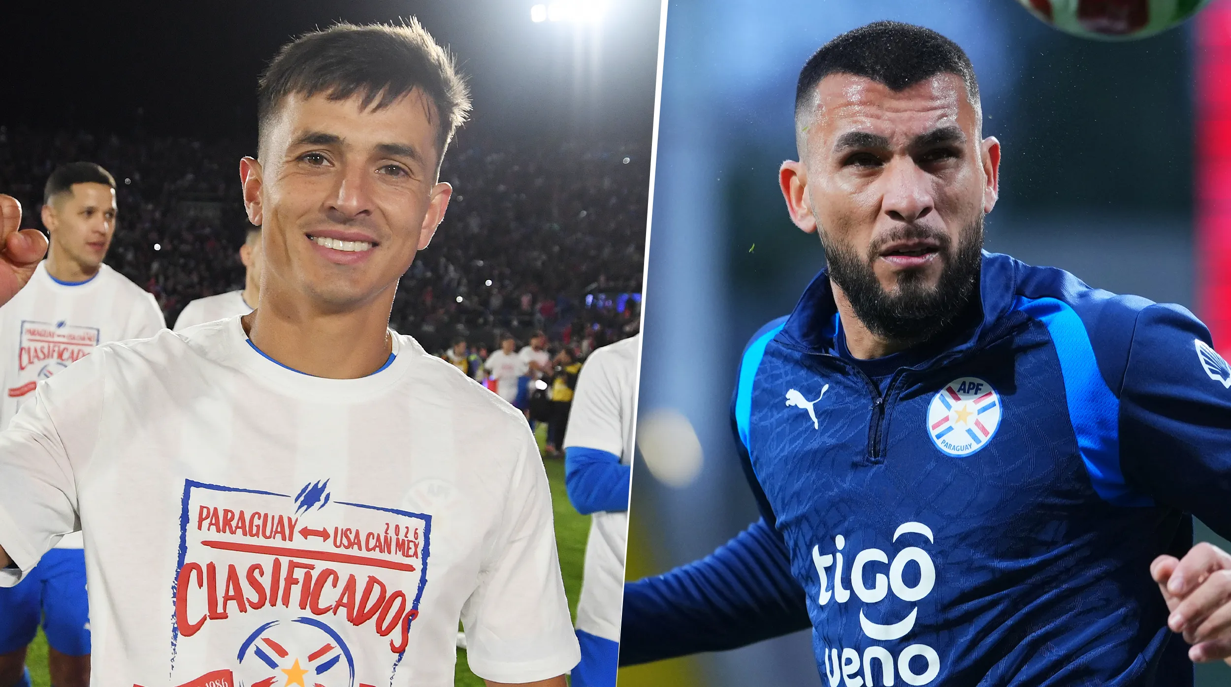 Cubas y Junior Alonso, los ex Boca en Paraguay. (Getty)