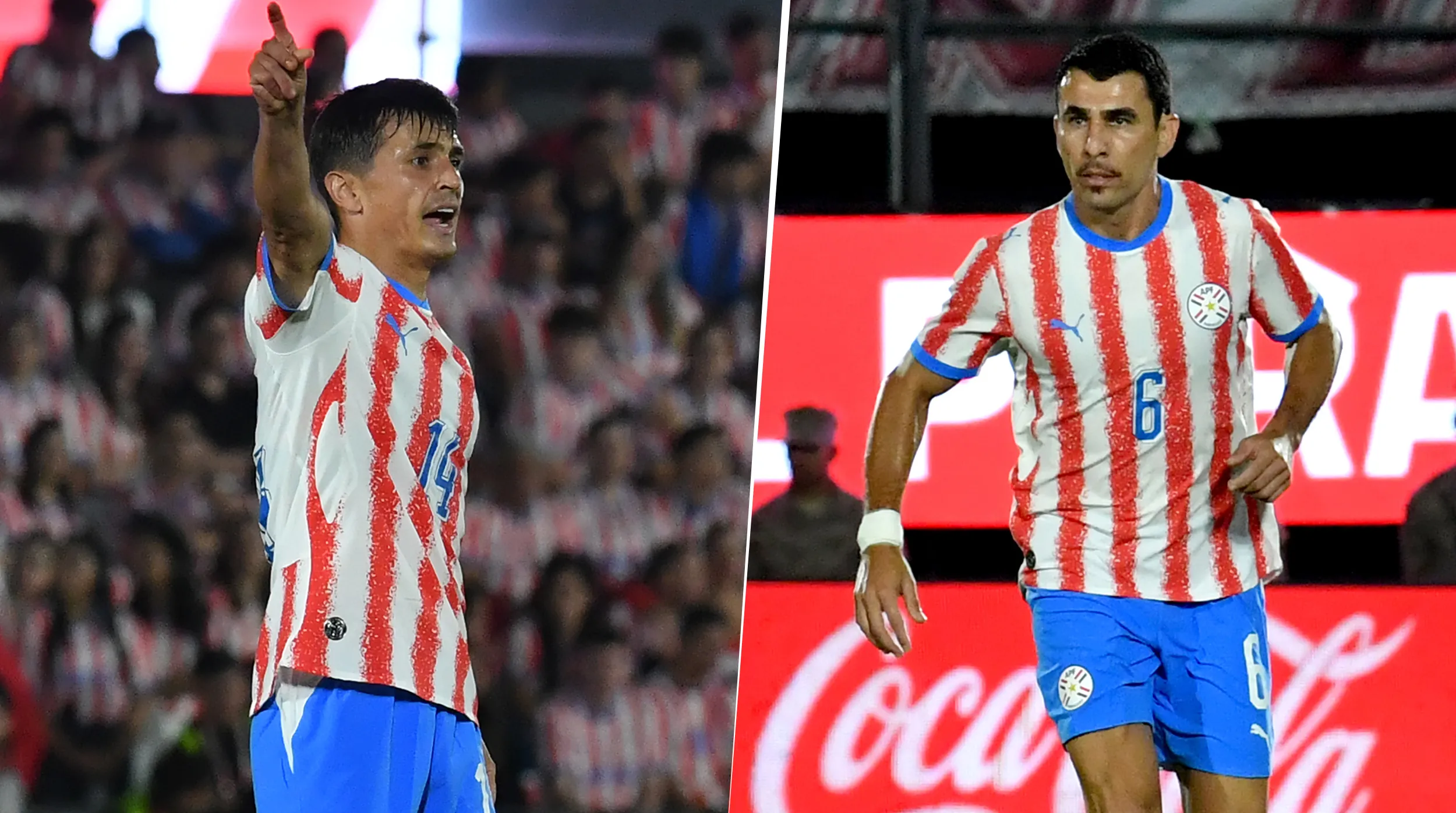 Cubas y Junio Alonso, los ex Boca en Paraguay. (Getty)