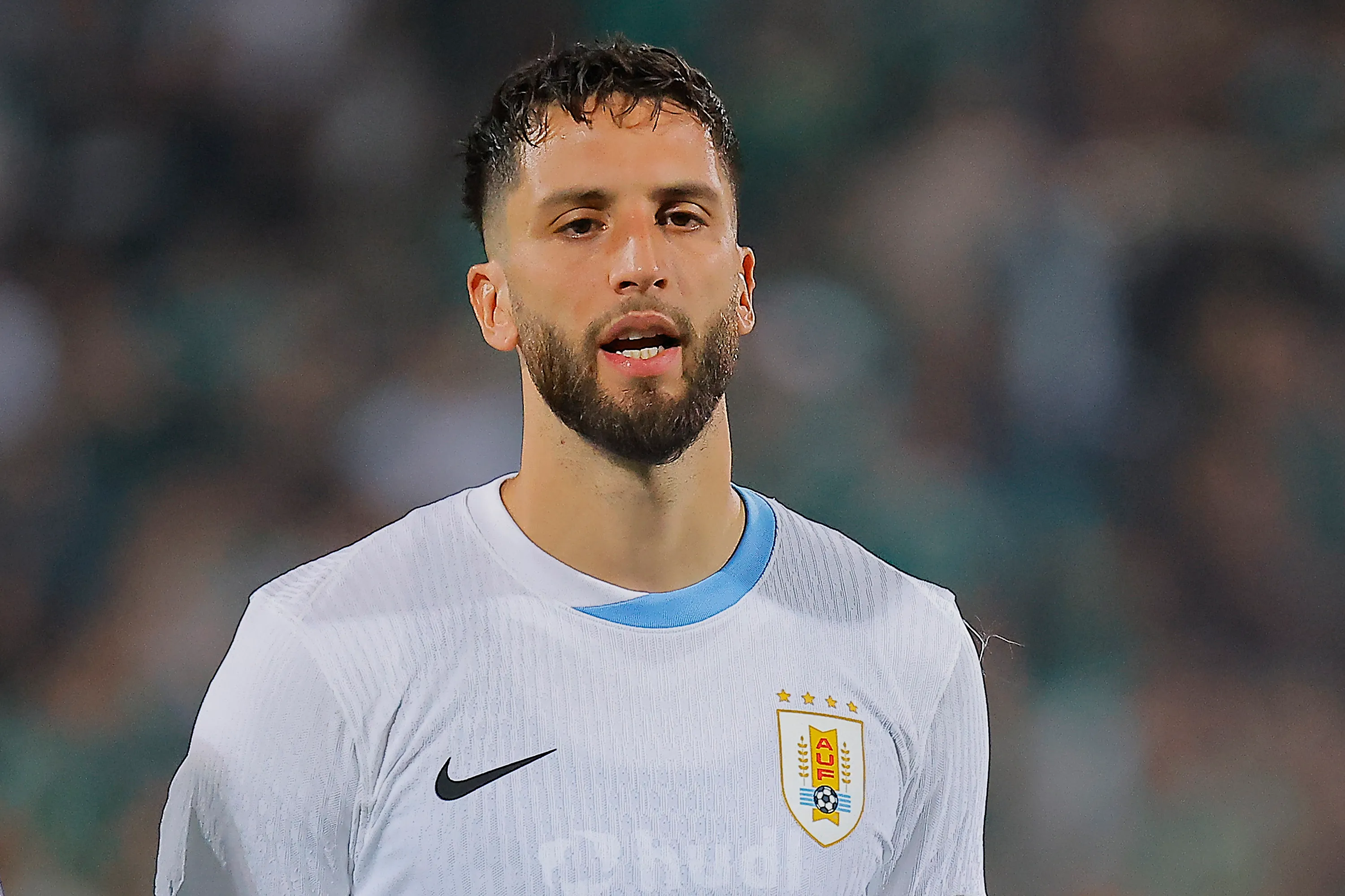 Rodrigo Bentancur con la Selección de Uruguay. (Getty)
