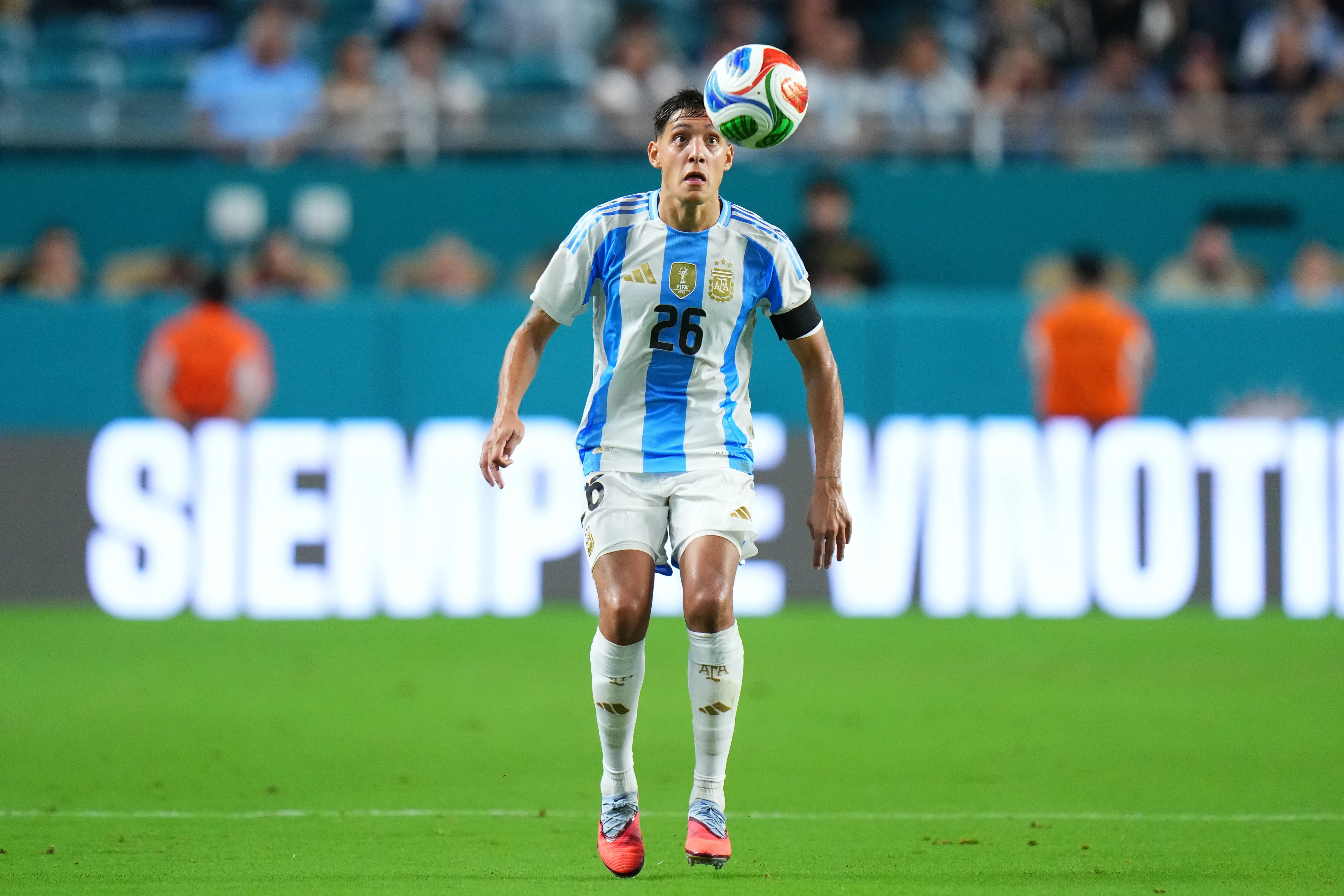 Molina, en la Selección Argentina. (Getty)