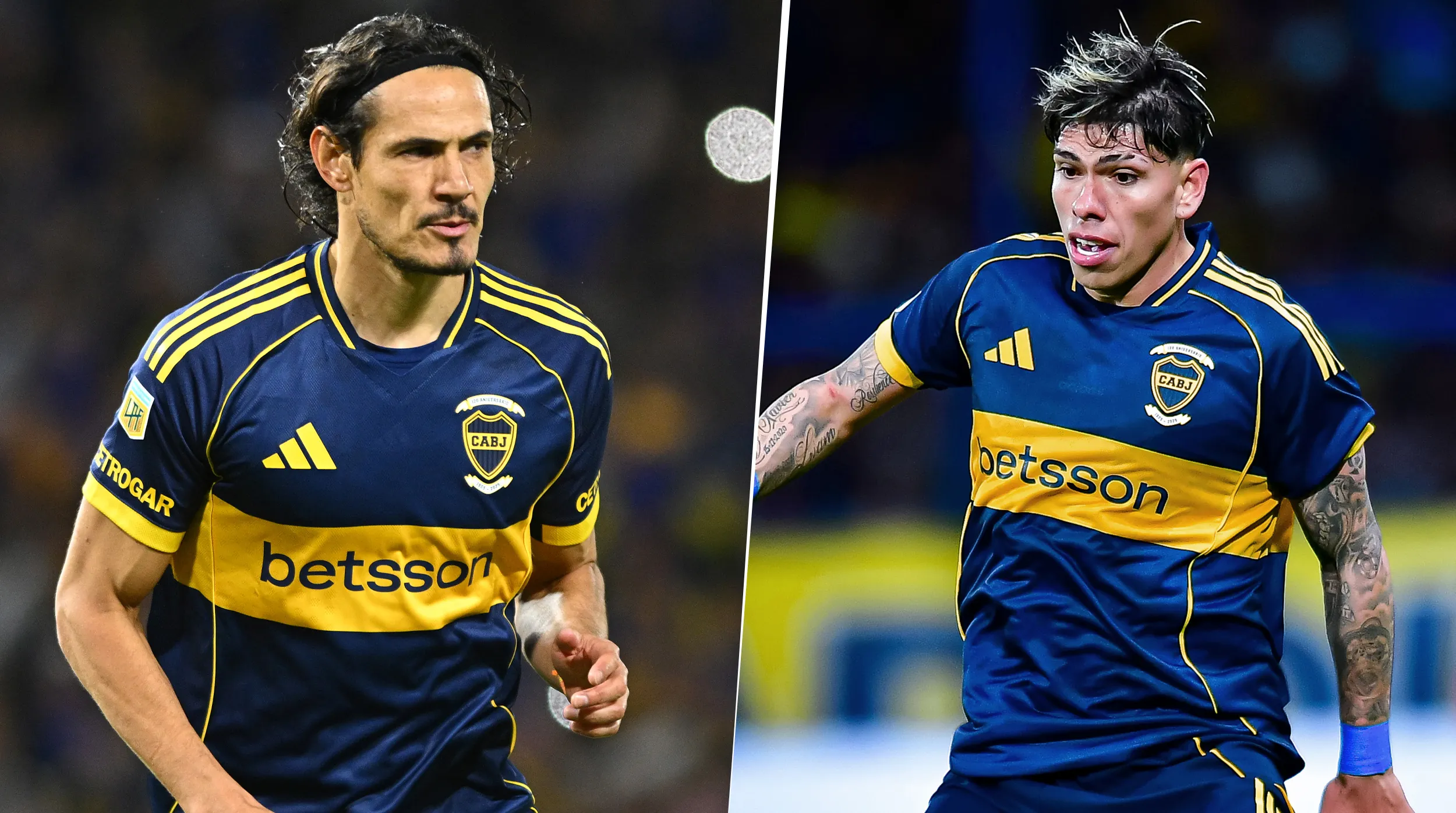 Cavani y Palacios podrían irse de Boca. (Getty)