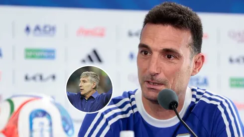 Scaloni se emocionó con Palermo en conferencia.