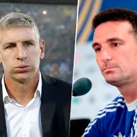 Scaloni bromeó con Palermo y otro viejo crack: "Este jugaba mejor que vos"