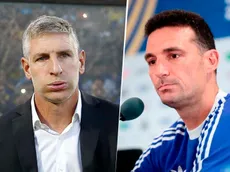 Scaloni bromeó con Palermo y otro viejo crack: "Este jugaba mejor que vos"