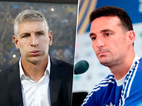 Scaloni bromeó con Palermo y otro viejo crack: "Este jugaba mejor que vos"