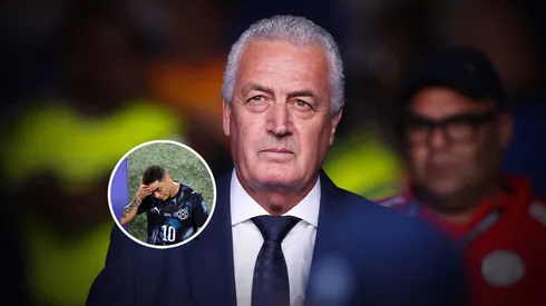 La broma de Alfaro a Almirón en conferencia.