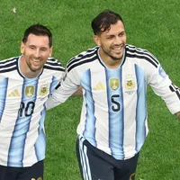 El partido de Paredes ante Austria: clave en el segundo de Messi, toques y una amarilla