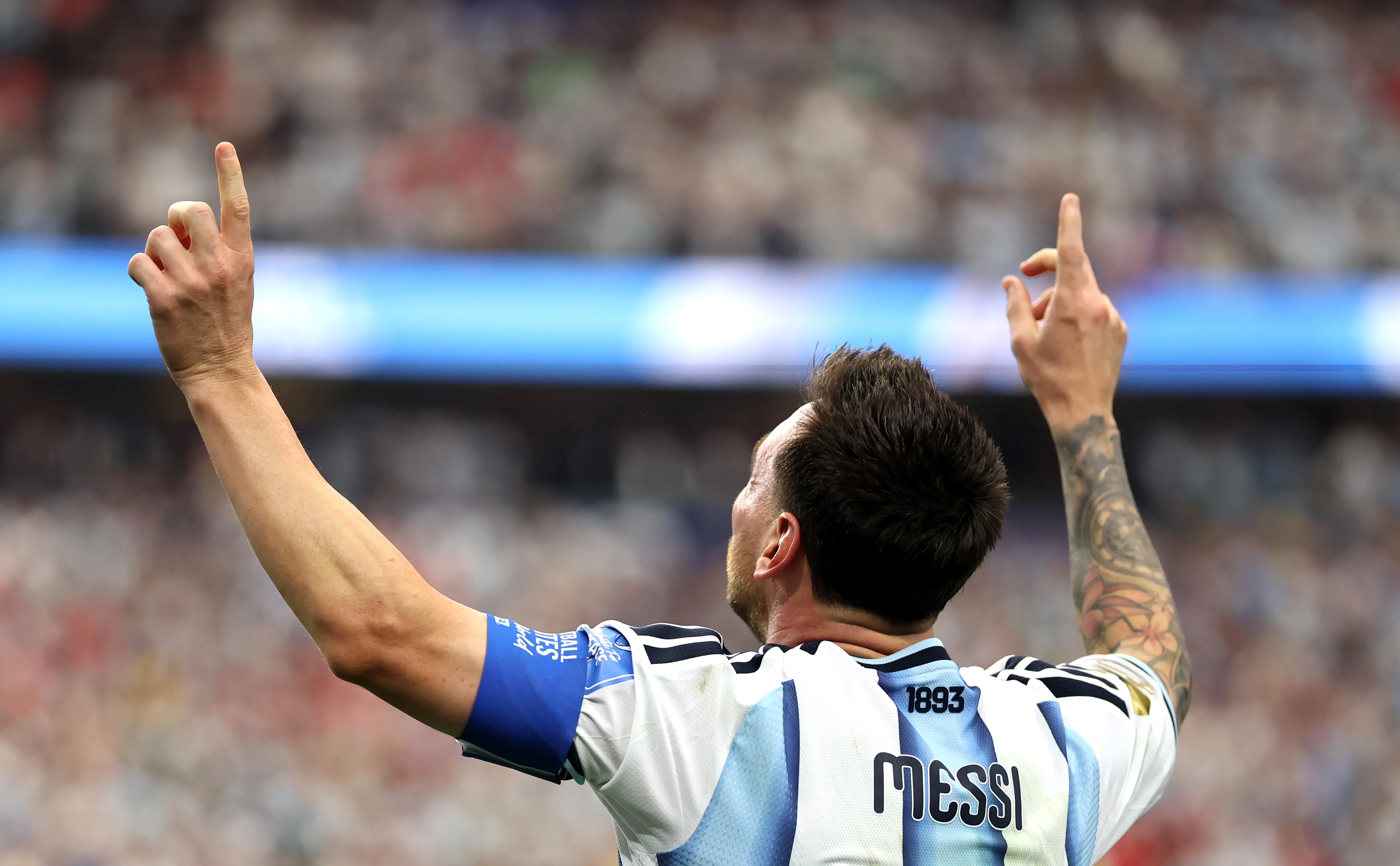 Messi, en el Mundial 2026. (Getty)