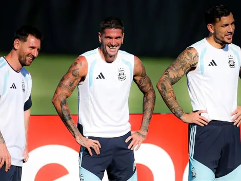 La sorpresa de Paredes y la Selección Argentina para Lionel Messi en su cumpleaños