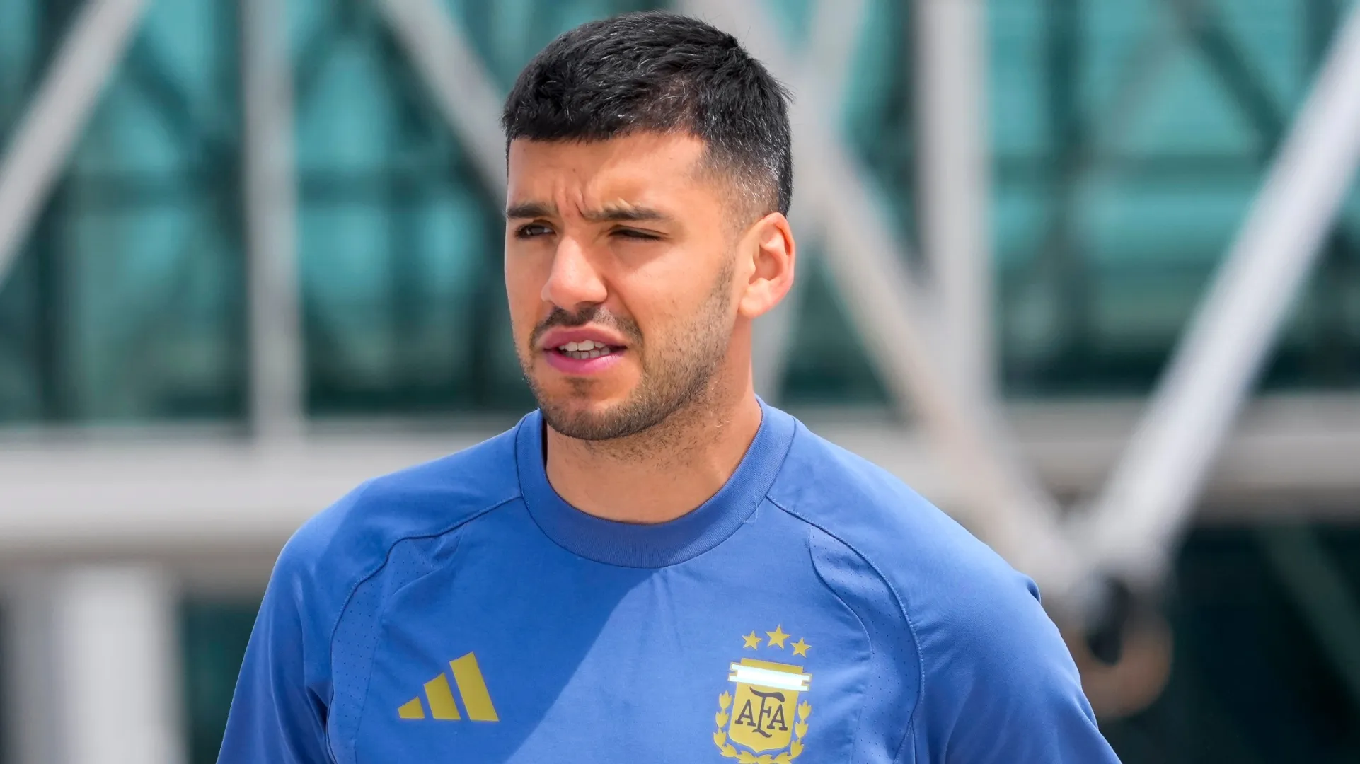 Paredes habla con Rulli de Boca. (Getty)