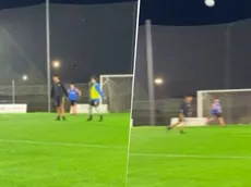 Debe volver a Boca el 1 de julio y apareció jugando un picado con amigos