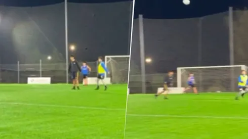 El jugador de Boca que estuvo en un picado con amigos antes de volver al trabajo.
