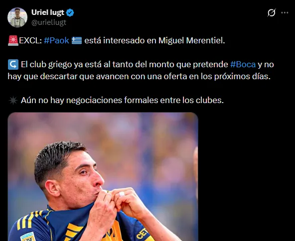 Merentiel, en el radar del Paok de Grecia. (Getty)
