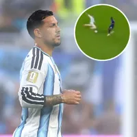 Paredes figura: el video de su entrega total en los minutos finales para el triunfo de Argentina