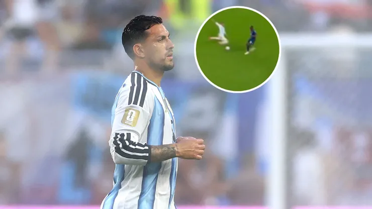 El video de Paredes donde muestra su entrega total en el final del partido.
