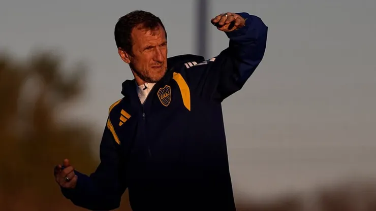 Arruabarrena hizo su debut no oficial en Boca.
