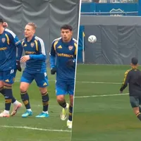 Video: los goles de Ángel Romero y Merentiel en los amistosos de Boca ante Defensa