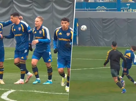Video: los goles de Ángel Romero y Merentiel en los amistosos de Boca ante Defensa