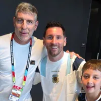 Palermo visitó a la Selección Argentina: las fotos virales con Paredes, Messi y Scaloni