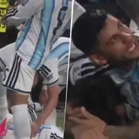 La divertida "venganza" de Paredes al Cuti Romero en el festejo del gol a Cabo Verde