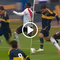 Todo Boca pidió penal: la patada que recibió Gelini frente a River en Reserva