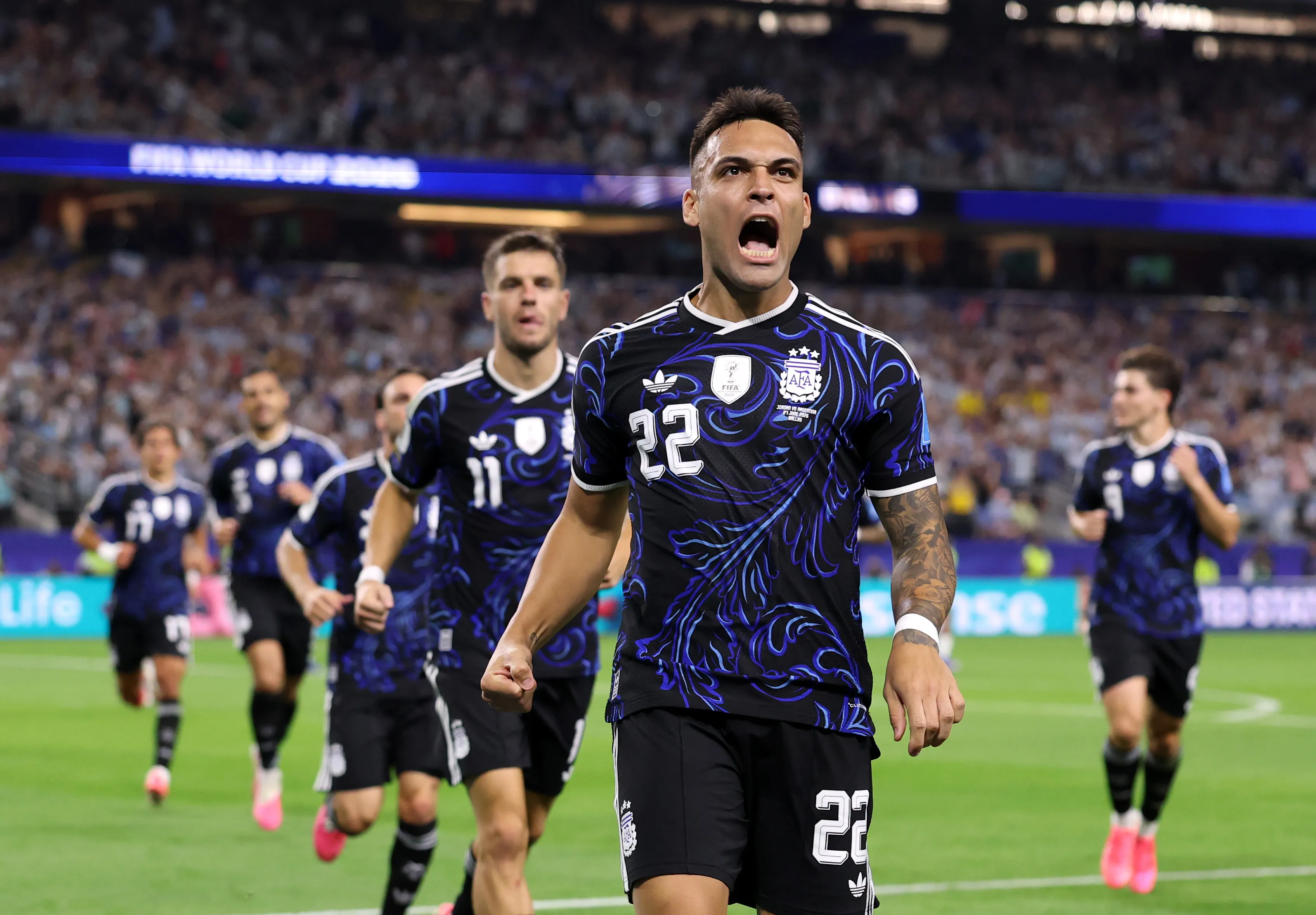 Palermo eligió a Lautaro Martínez como el mejor 9 del mundo. Foto: Getty
