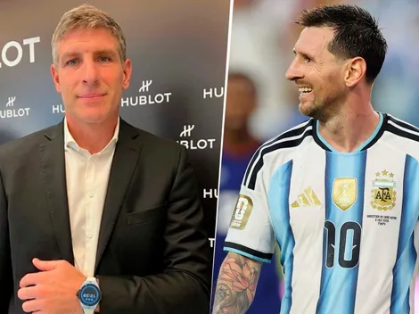 Martín Palermo, conmovido por su encuentro con Messi: "Estaba como mi nene"