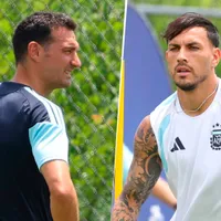 Scaloni dio a entender qué rol pretende para Paredes y aclaró: "Vino lesionado"