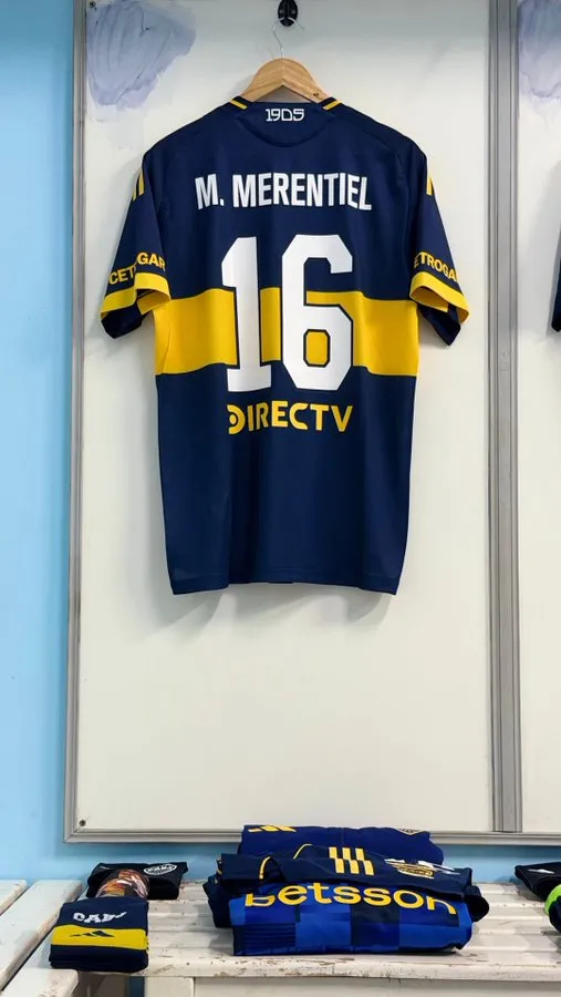 Boca usará la camiseta titular de la temporada pasada.