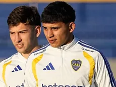 La divertida frase de Flores sobre la dura patada que recibió en el amistoso de Boca