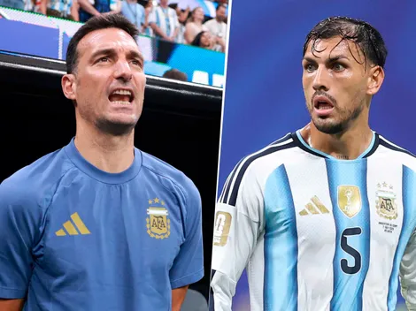 Scaloni valoró el gran aporte de Paredes en Argentina: "Con él, lo sacamos adelante"