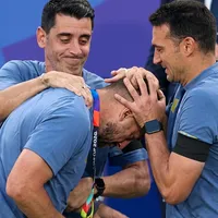 Scaloni felicitó a Samuel en el gol de Argentina: el motivo