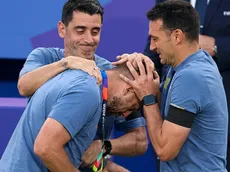 Scaloni felicitó a Samuel en el gol de Argentina: el motivo