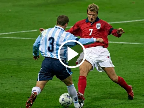 Viral: el día que Arruabarrena "atendió" a Beckham en un Argentina-Inglaterra