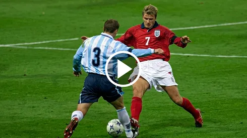 Viral: el día que Arruabarrena "atendió" a Beckham en un Argentina-Inglaterra