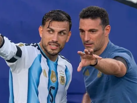Qué dijo Scaloni de su charla viral con Paredes: "Siempre debatimos"
