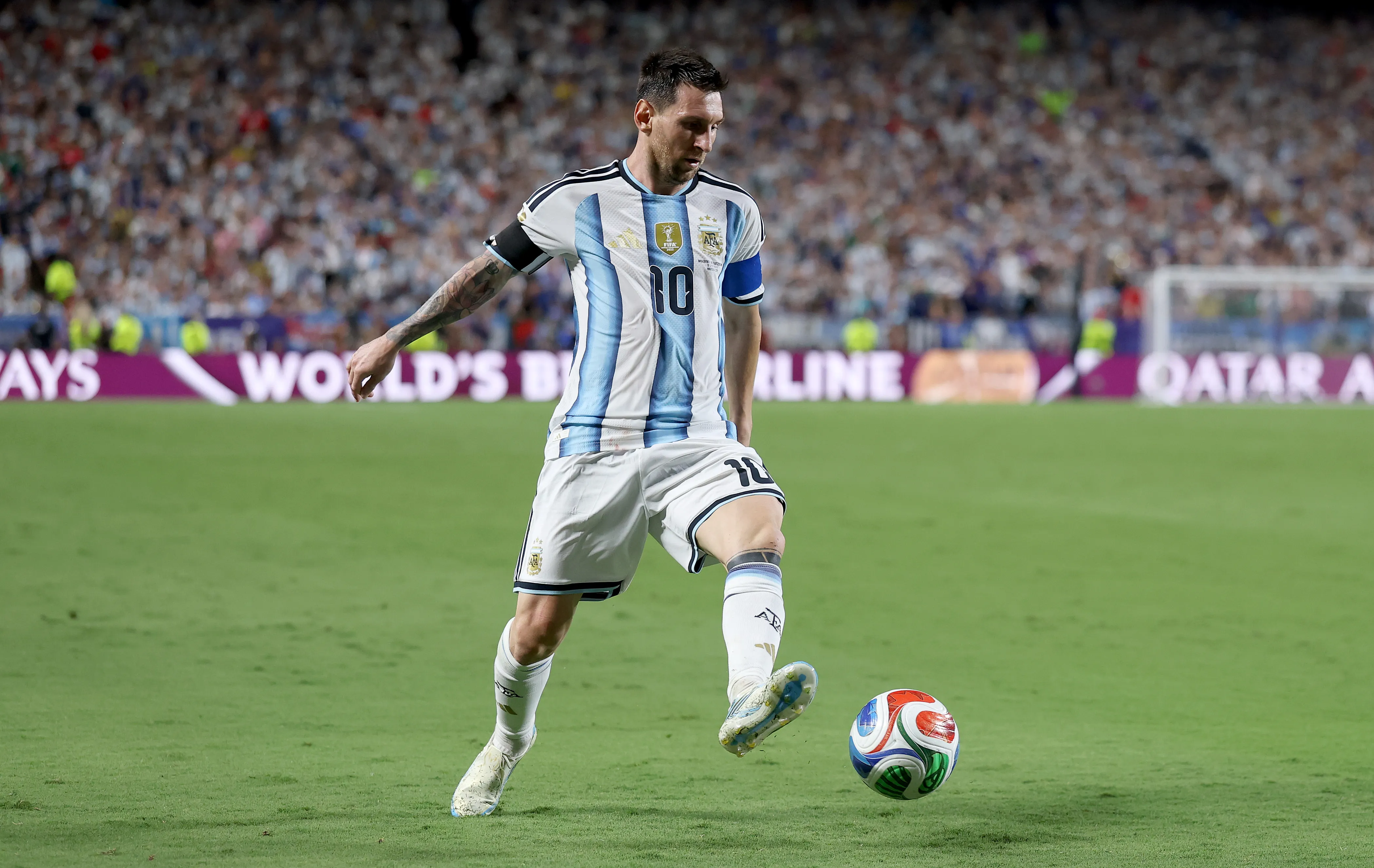 Messi jugará por primera vez ante Argentina. (Getty)
