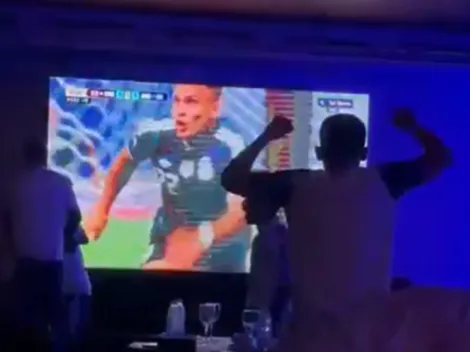Así vivió el plantel de Boca el triunfo de Argentina ante Inglaterra
