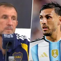 Paredes le envió un mensaje a Arruabarrena ni bien terminó el partido